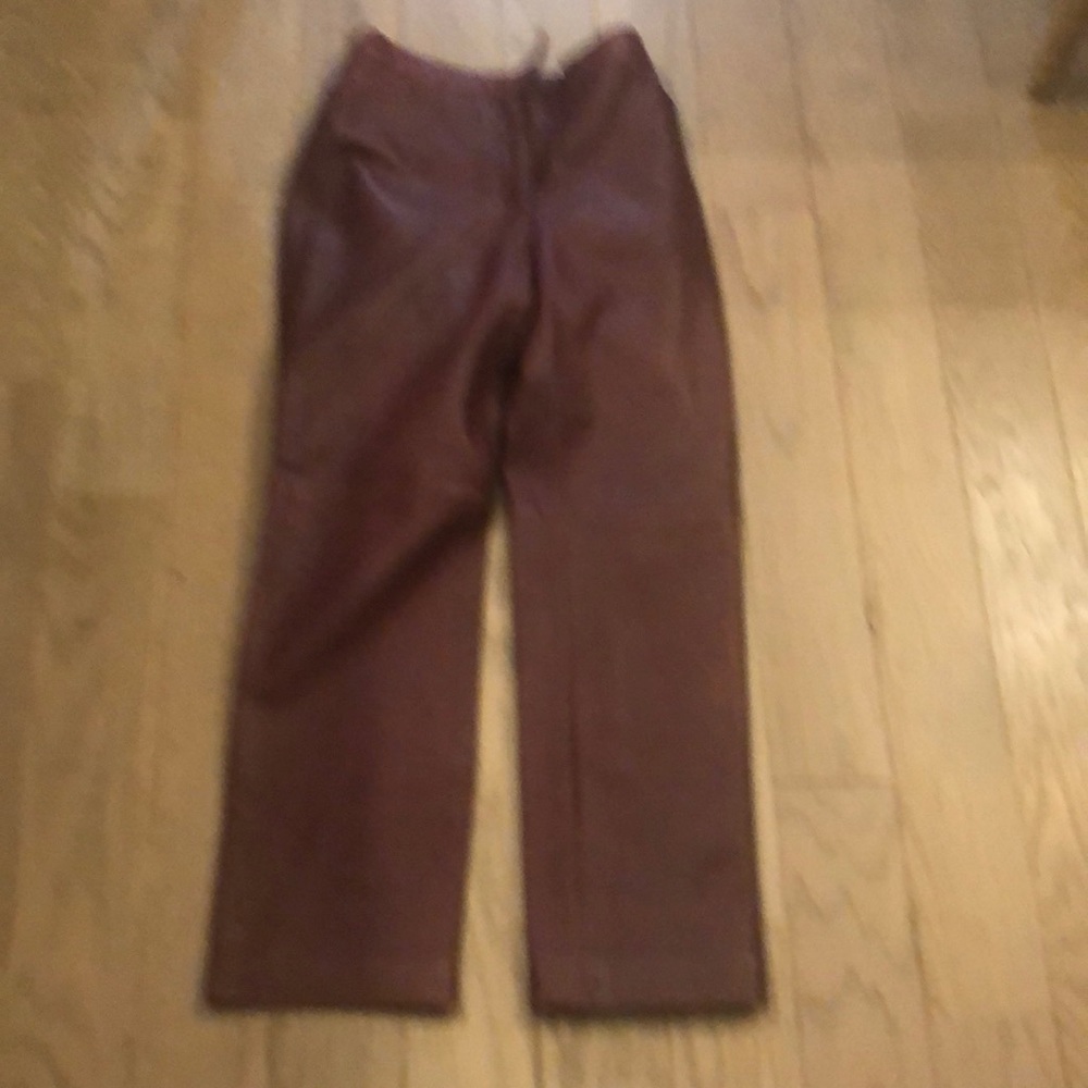 Nordstrom Lambskin Leather Pants Size 2P